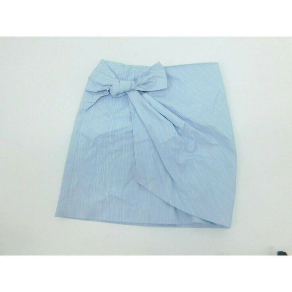 LOFT Outlet Womens Faux Wrap Skirt with Bow size 2 - Picture 1 of 6